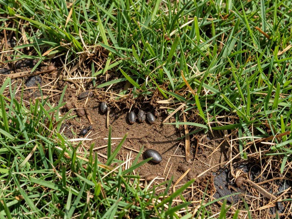 Cape Coral lawn damage showing brown patches from chinch bugs and pest infestation