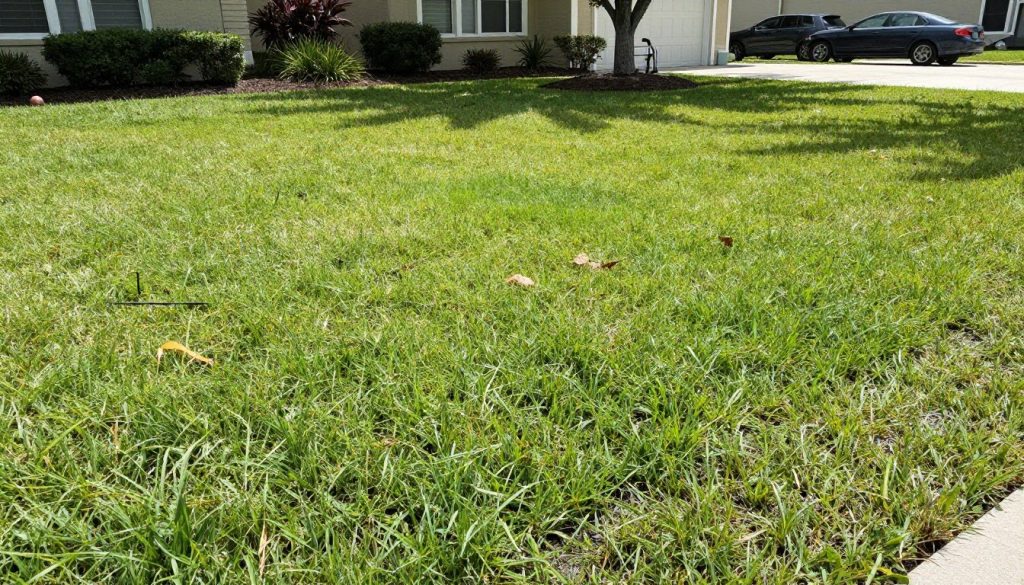 Cape Coral lawn recovering and thriving during fall season