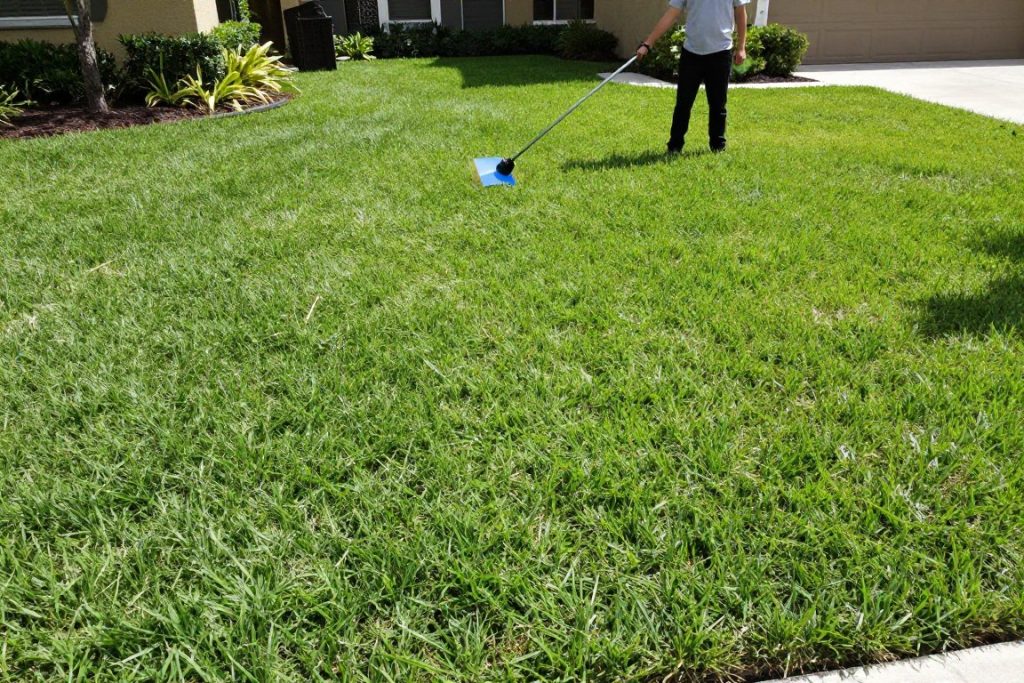 Healthy Cape Coral lawn after professional lawn care and pest control treatment