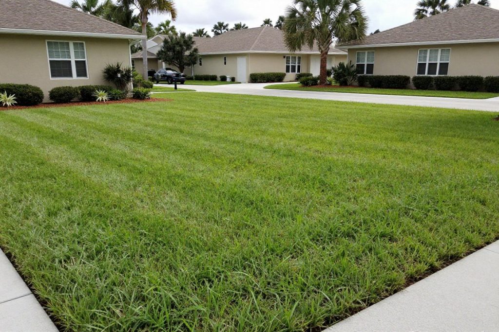 Maintained Cape Coral lawn during mild winter season